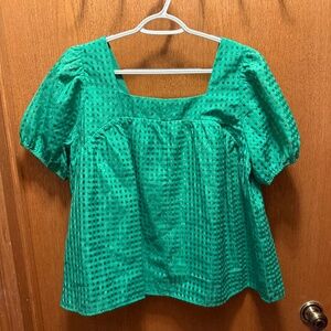 Women's Green Blouse